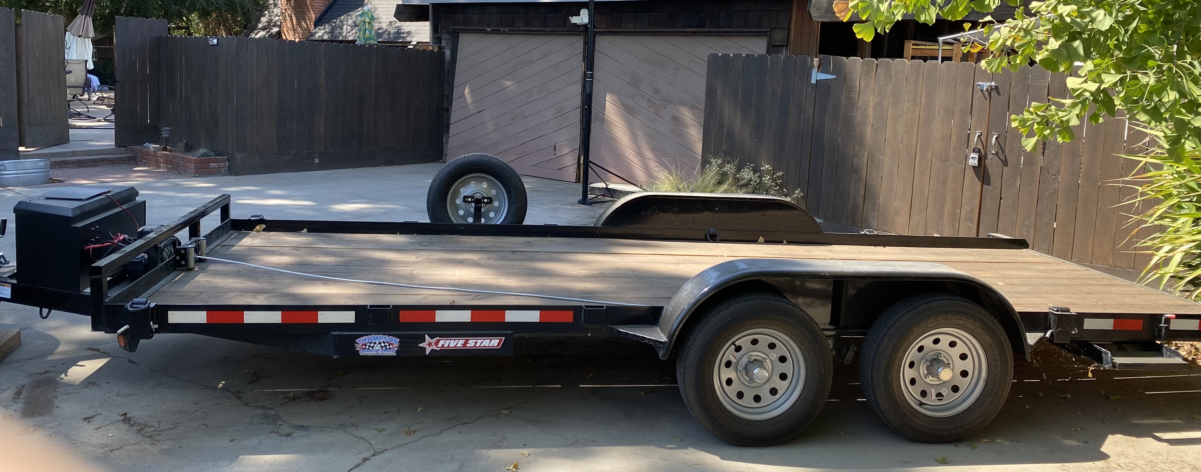 Car Hauler Trailer - Side View